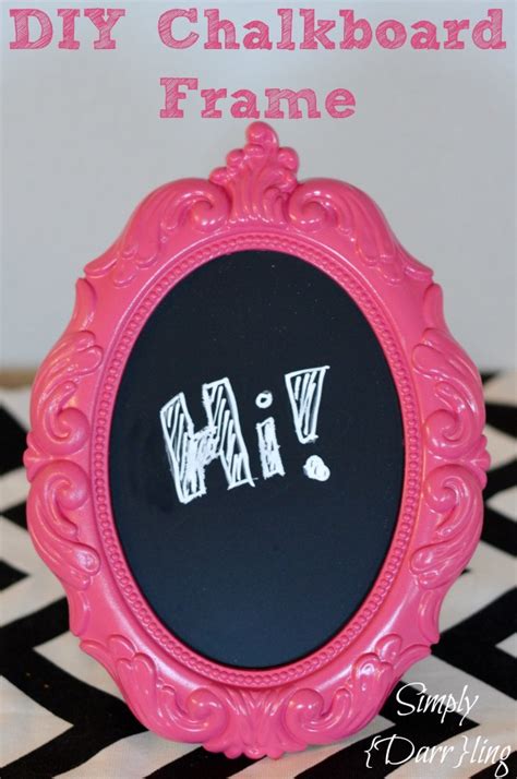 DIY Chalkboard Frame