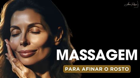 Massagem para Afinar o Rosto Na Prática massagemfacial YouTube