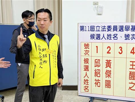 基隆立委選舉號次出爐 主要候選人都在後半段 政治 中時