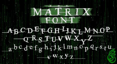 The Matrix Font by iHayko on DeviantArt