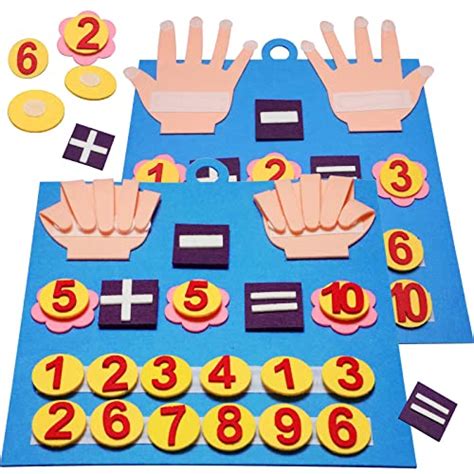 Buy Felt Board Finger Numbers Counting Toy Teaching Aids Numbers Felt