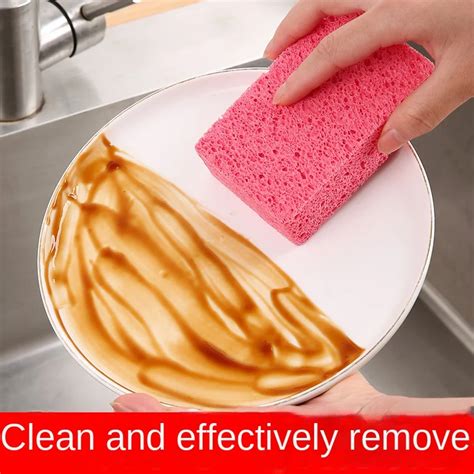 Cellulose Sponge Color Viscose Sponges Dishwashing Eraser Absorbent Decontamination Kitchen