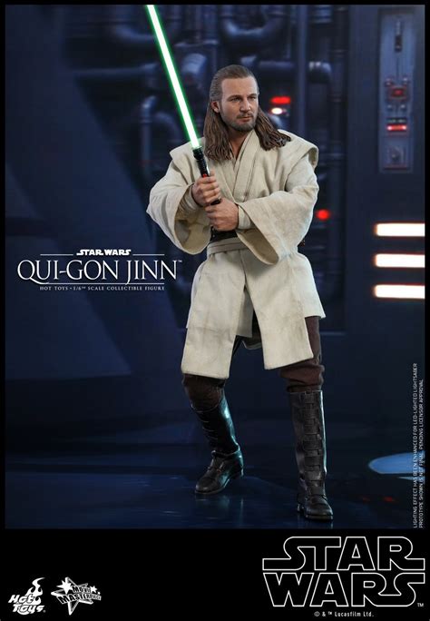 Hot Toys Star Wars The Phantom Menace Qui Gon Jinn Collectible Figure Figures
