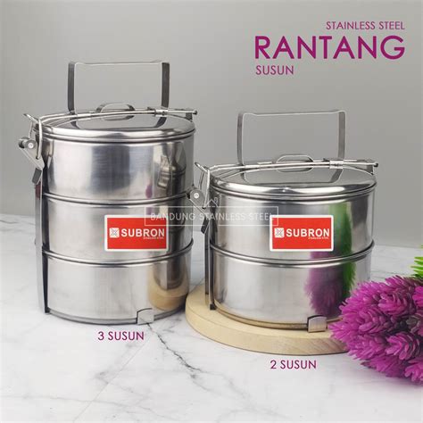 Jual Rantang Stainless Susun Susun Diameter Cm Tempat Bekal Makan