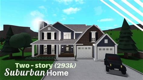 Bloxburg House Ideas 2 Story Suburban