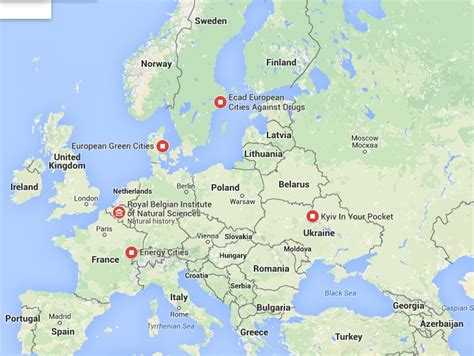 Distance Between European Cities