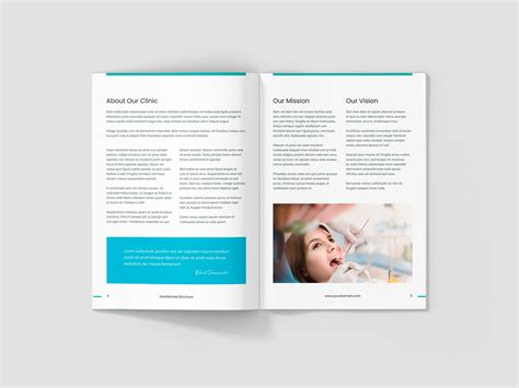 Dentistry Brochure A5 Canva Template Stomatology Services Etsy