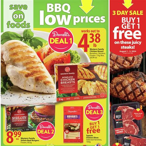 Save On Foods Weekly Flyer Weekly Savings BC Aug 1 7