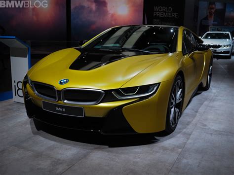 The Stunning Bmw I Protonic Frozen Yellow Edition Shines In Frankfurt