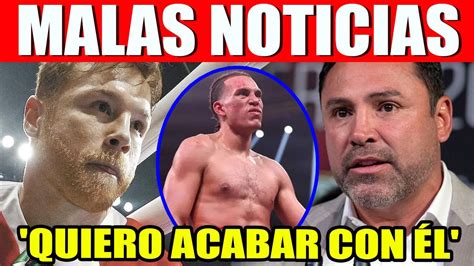 HOYA ENVÍA MALAS NOTICIAS A CANELO BENAVIDEZ ACEPTÓ EL DESAFÍO Y