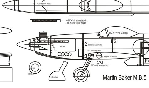 Free Intermediate and Advanced RC Airplane Plans