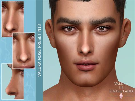 The Sims Resource [patreon] Valuka Nose Preset N13