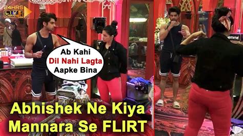 Aadhi Raat Ko Abhishek Kumar Ne Ki Mannara Chopra Ke Sath Flirting