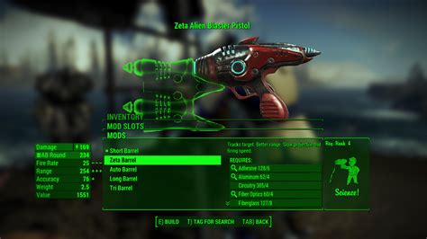 Alien Blaster Zetan Overhaul At Fallout 4 Nexus Mods And Community