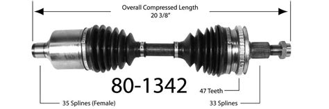 Empi 801342 Cv Half Shaft Assembly Autoplicity