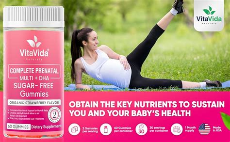 Amazon VVNATURALS SugarFree Vegan Complete Prenatal 2200mg Blend