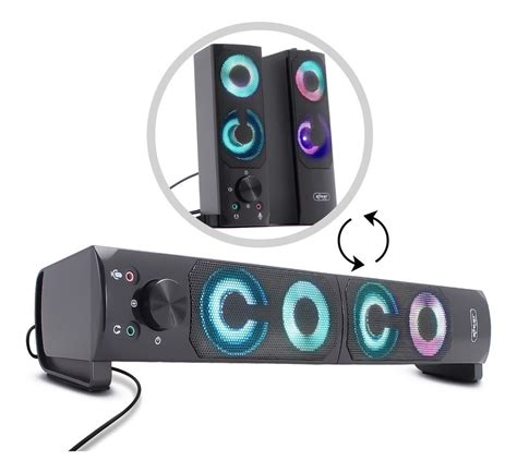 Caixa De Som Pc Potente - Caixa De Som Potente Para Computador Pc Gamer Smart Tv Rgb ...