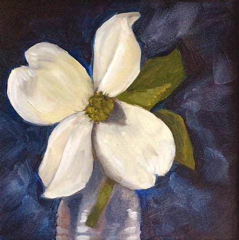 Flower Painting Dogwood Painting Dogwood Oil Painting