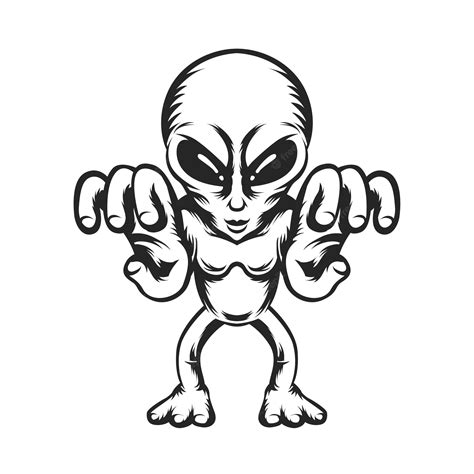 Premium Vector | Alien illustration