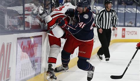 Ahos Ot Goal Lifts Hurricanes Over Blue Jackets 4 3 Washington Times