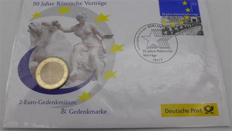 Bundesrepublik Deutschland Brd Euro Gedenkmarke G Zwei Euro