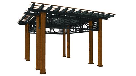 Pergola Trellis 3D Warehouse