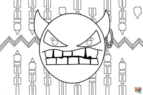 Dibujos Para Colorear Geometry Dash Descarga Gratis