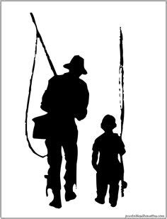 boy fishing clipart silhouette 20 free Cliparts | Download images on ...