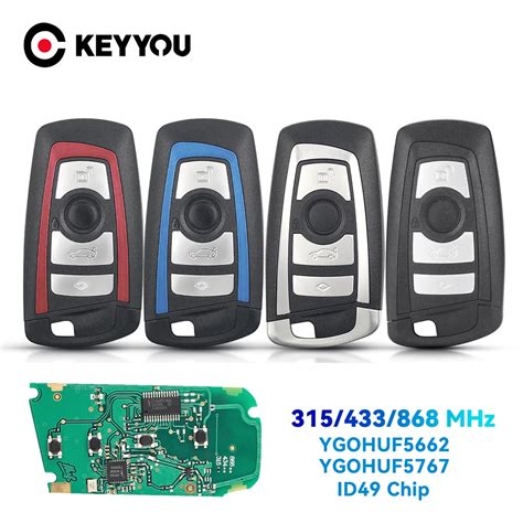 KEYYOU Mando A Distancia De Coche Para BMW 5 7 F Serie EM BDC CAS4