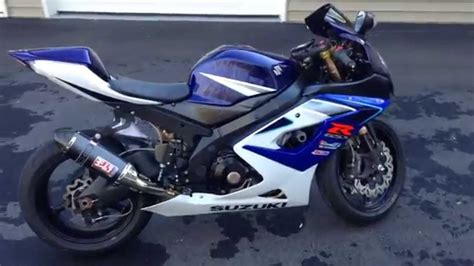 06 GSXR 1000 W Full Yoshimura TRC Exhaust YouTube