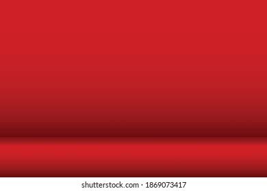 Red Studio Background Vector Illustration Stock Vector (Royalty Free ...