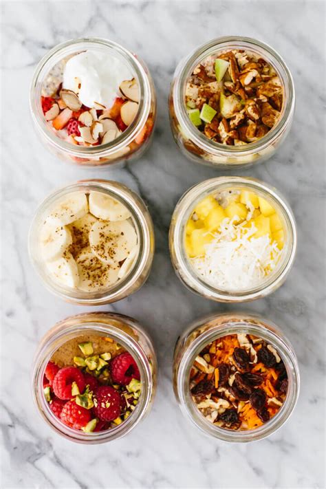 Easy Overnight Oats 6 Amazing Flavors Downshiftology