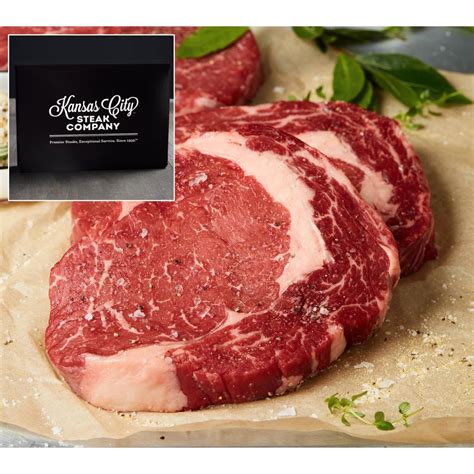 Kansas City Steaks 4 10oz Usda Prime T Boxed Boneless Ribeyes