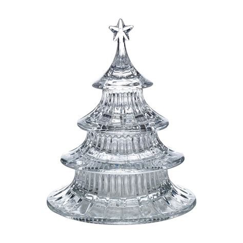 Holiday Treats Crystal Tree Candy Dish Mikasa