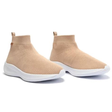 T Nis Meia Ana Capri Feminino C Nude Bege