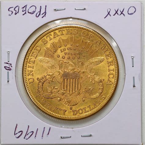 1896 S G20 Liberty Head Gold Double Eagle In Choice Au Condition