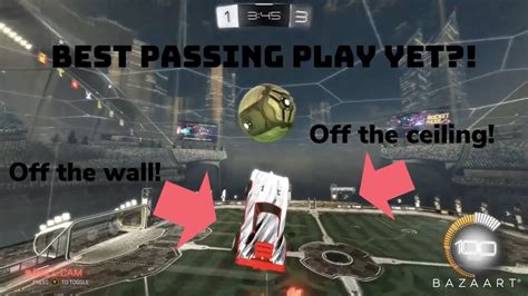 Awesome Passing Play In Rocket League Youtube