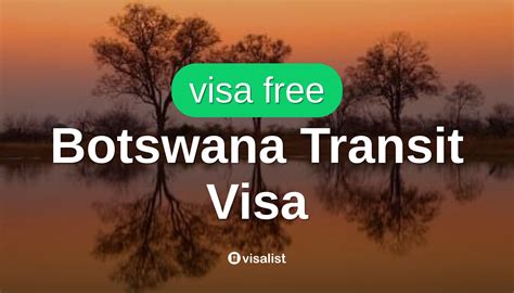 Botswana Transit Visa For Togo Citizens 2025 Visa List