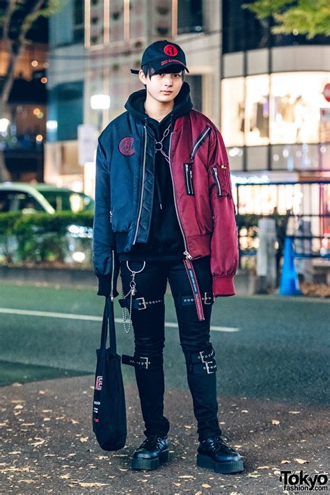 Harajuku Guy In Japanese Two Tone Streetwear Style W Another Youth