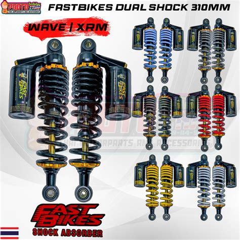 Dual Shock Mm Wave Xrm Rs Tmx Sym Black Series Fastbikes Shopee