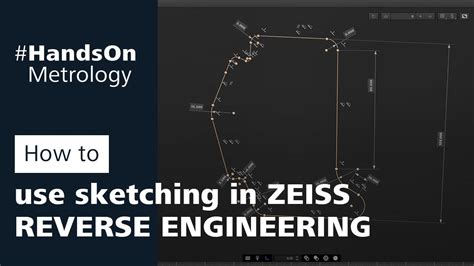 ZEISS ZEISS REVERSE ENGINEERING의 새로운 스케치 기능을 사용하는 방법 Thymos