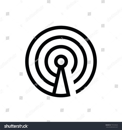 Signal Icon Logo Vector Stock Vector (Royalty Free) 770163520 | Shutterstock