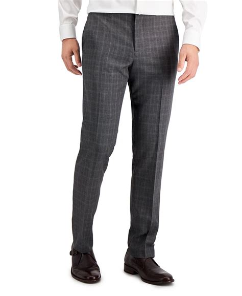 Perry Ellis Portfolio Mens Slim Fit Performance Stretch Dress Pants Macys