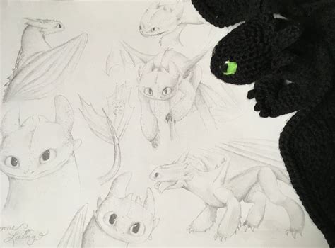 Crochet Toothless The Night Fury Pdf Pattern Not The Etsy Australia