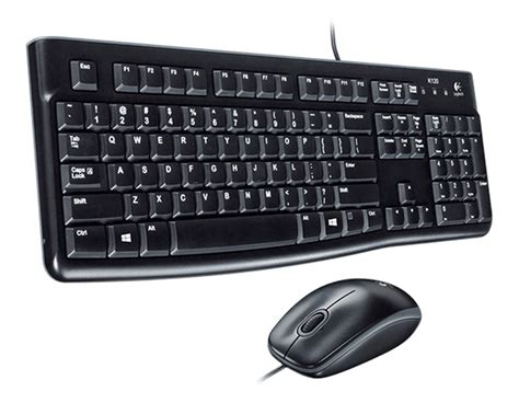 Combo Teclado Y Mouse Usb Logitech Mk120 Multimedia Espa Ol Insumos