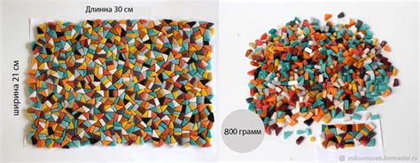 Мозаика из стекла 800 грамм кусочки Осенний букет – заказать на Ярмарке ...