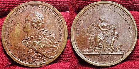 Brandenburg Preußen Königreich Bronzemedaille 1759 Friedrich II der