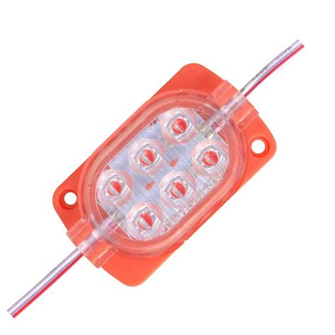 6 LEDs 12V Red Construction truck strobe lights - LH Light