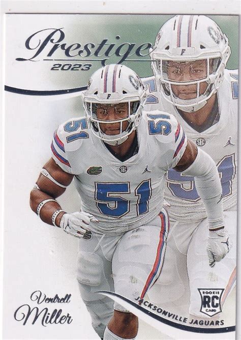 2023 Panini Prestige Rookies 386 Ventrell Miller RC Jacksonville