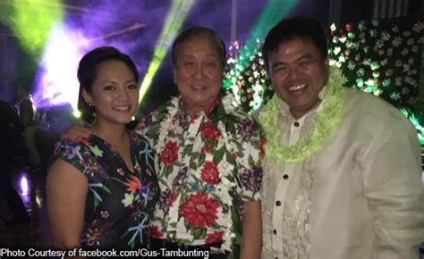 Gus Tambunting Is Vip At Lito Atienza And Wifes Anniversary Party